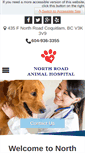 Mobile Screenshot of northroadanimalhospital.ca